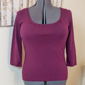 ~*Liz & Co Pintuck Detail Shirt - Size M*~